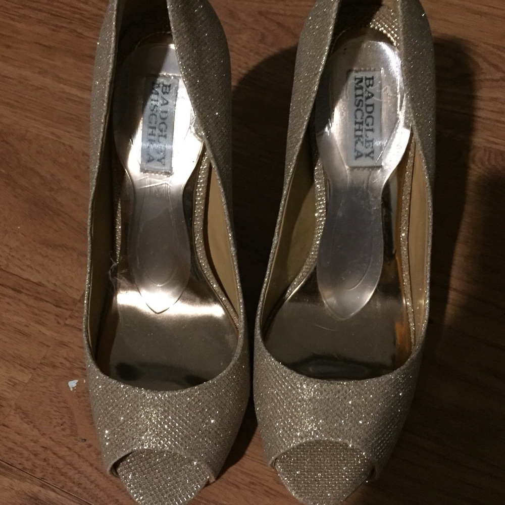 Sparking Gold Heels